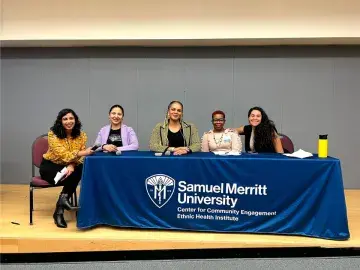 Panel of professionals discussing best practices 