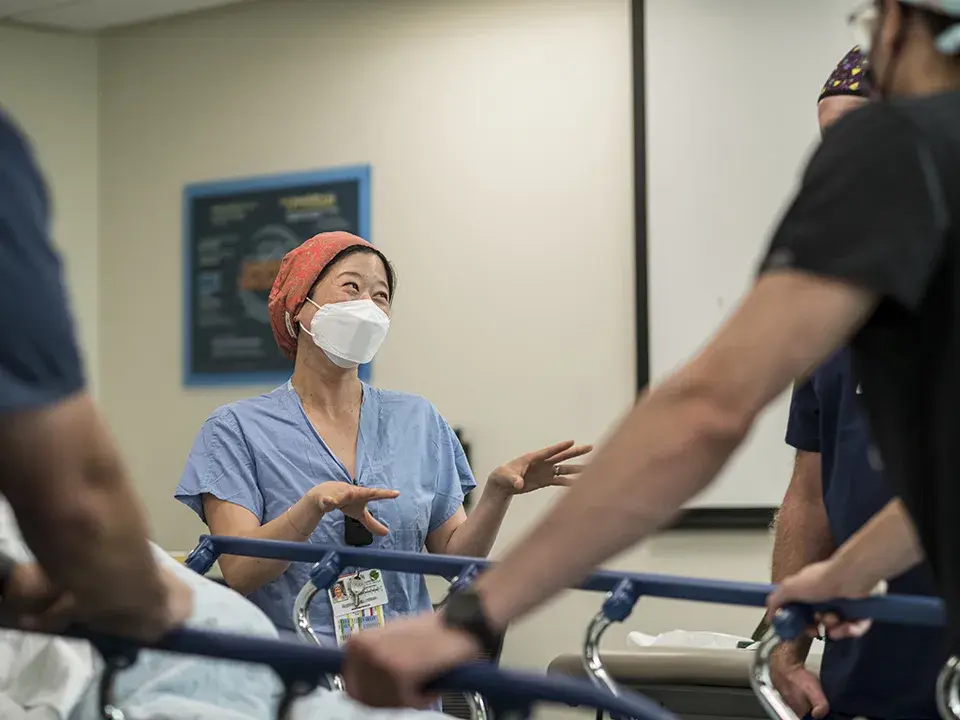 Students in SMU's MSN program